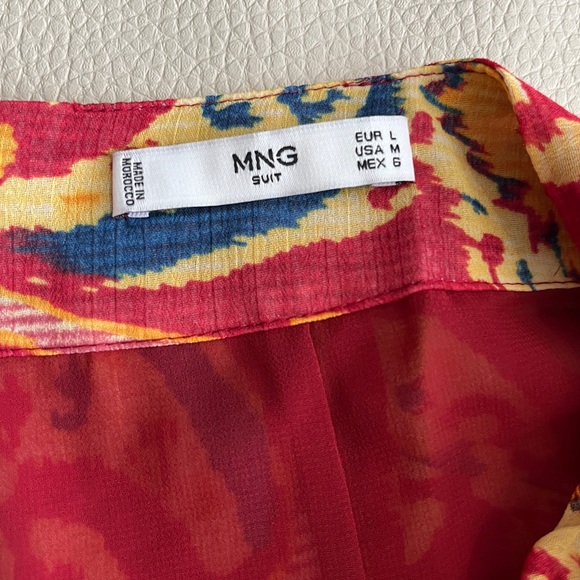 Mango Women’s Raffled Trim Short Wrap Skirt - EU L / US M - Picture 9 of 10